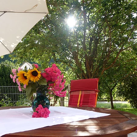 Terrasse Ferienwohnung Landlust