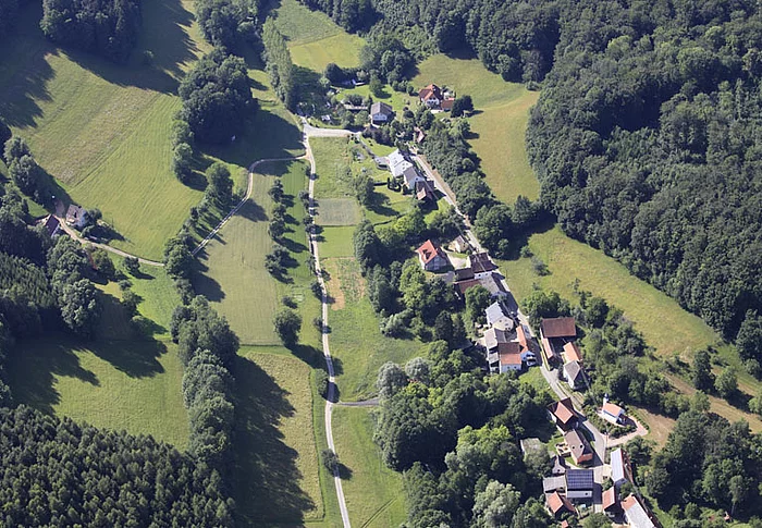 Luftbild von Giechkröttendorf